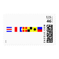 Code Flag Charlie postage