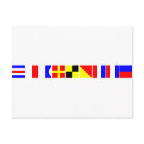 Code Flag Charlotte Post Cards