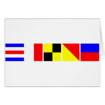 Code Flag Chloe Card