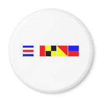 Code Flag Chloe Refrigerator Magnet