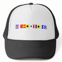 Code Flag Christian Trucker Hats