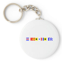 Code Flag Christian Key Chain