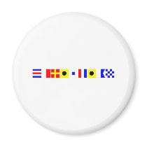 Code Flag Christian Refrigerator Magnets