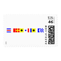 Code Flag Christian Stamp