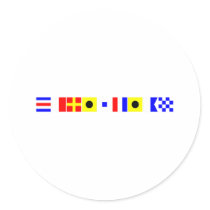 Code Flag Christian Sticker