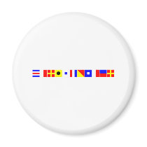 Code Flag Christopher Fridge Magnet