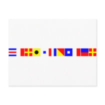 Code Flag Christopher Post Cards