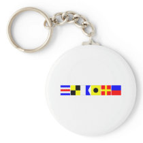 Code Flag Claire Keychain