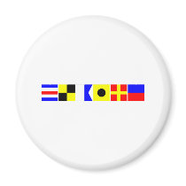 Code Flag Claire Fridge Magnet