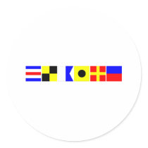 Code Flag Claire Sticker