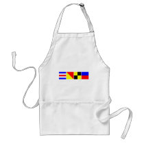 Code Flag Cole Apron