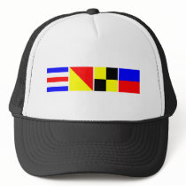 Code Flag Cole Trucker Hats