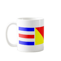 Code Flag Cole Coffee Mugs