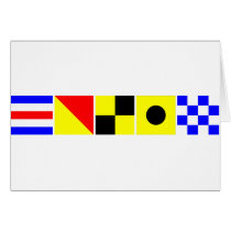 Code Flag Colin Card