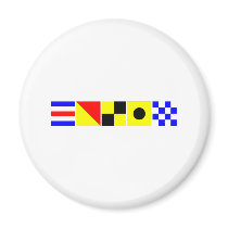 Code Flag Colin Fridge Magnet