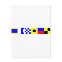 Code Flag Daniel Postcard