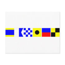 Code Flag Daniel Post Cards