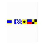Code Flag Daniel Postcard