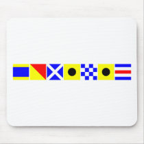 Code Flag Dominic Mouse Pads