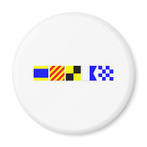 Code Flag Dylan Magnet