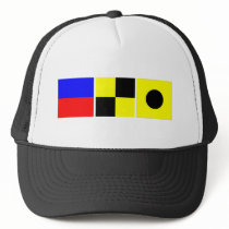 Code Flag Eli Trucker Hats