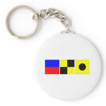 Code Flag Eli Keychain