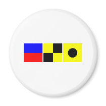 Code Flag Eli Fridge Magnet