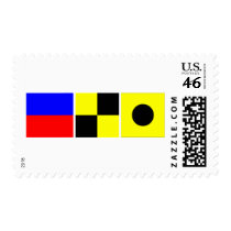Code Flag Eli Postage Stamps