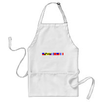 Code Flag Elizabeth Apron