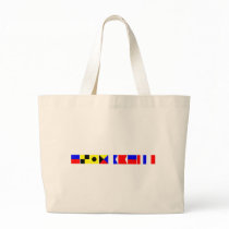 Code Flag Elizabeth Tote Bags