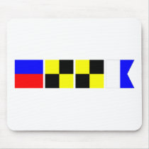 Code Flag Ella Mouse Pad