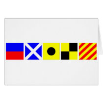 Code Flag Emily Card