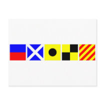 Code Flag Emily Post Cards