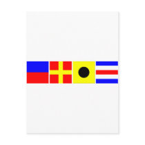 Code Flag Eric Postcards