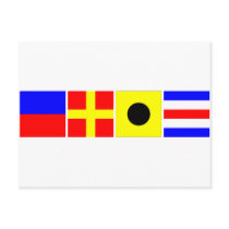 Code Flag Eric Post Cards