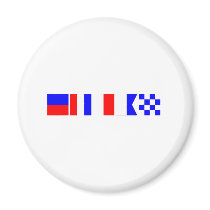 Code Flag Ethan Refrigerator Magnet