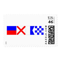 Code Flag Evan Postage Stamp