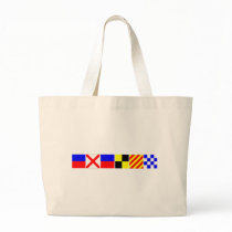 Code Flag Evelyn Tote Bags