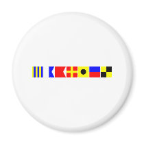 Code Flag Gabriel Refrigerator Magnet