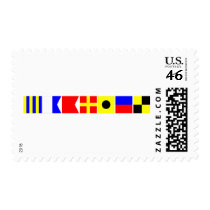 Code Flag Gabriel Postage Stamps