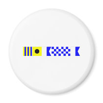Code Flag Gianna Refrigerator Magnet