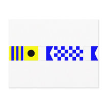Code Flag Gianna Postcards