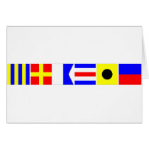 Code Flag Gracie Cards