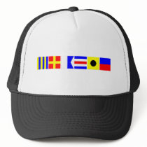 Code Flag Gracie Trucker Hat