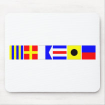 Code Flag Gracie Mouse Mat