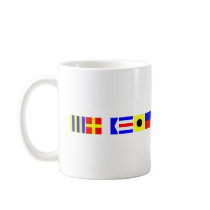 Code Flag Gracie Coffee Mugs