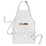 Code Flag Hailey Aprons