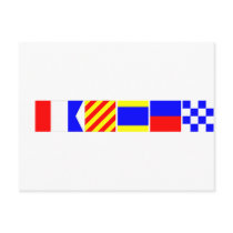 Code Flag Hayden Post Cards