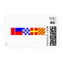 Code Flag Henry Postage Stamps