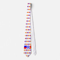 Code Flag Henry Neck Ties